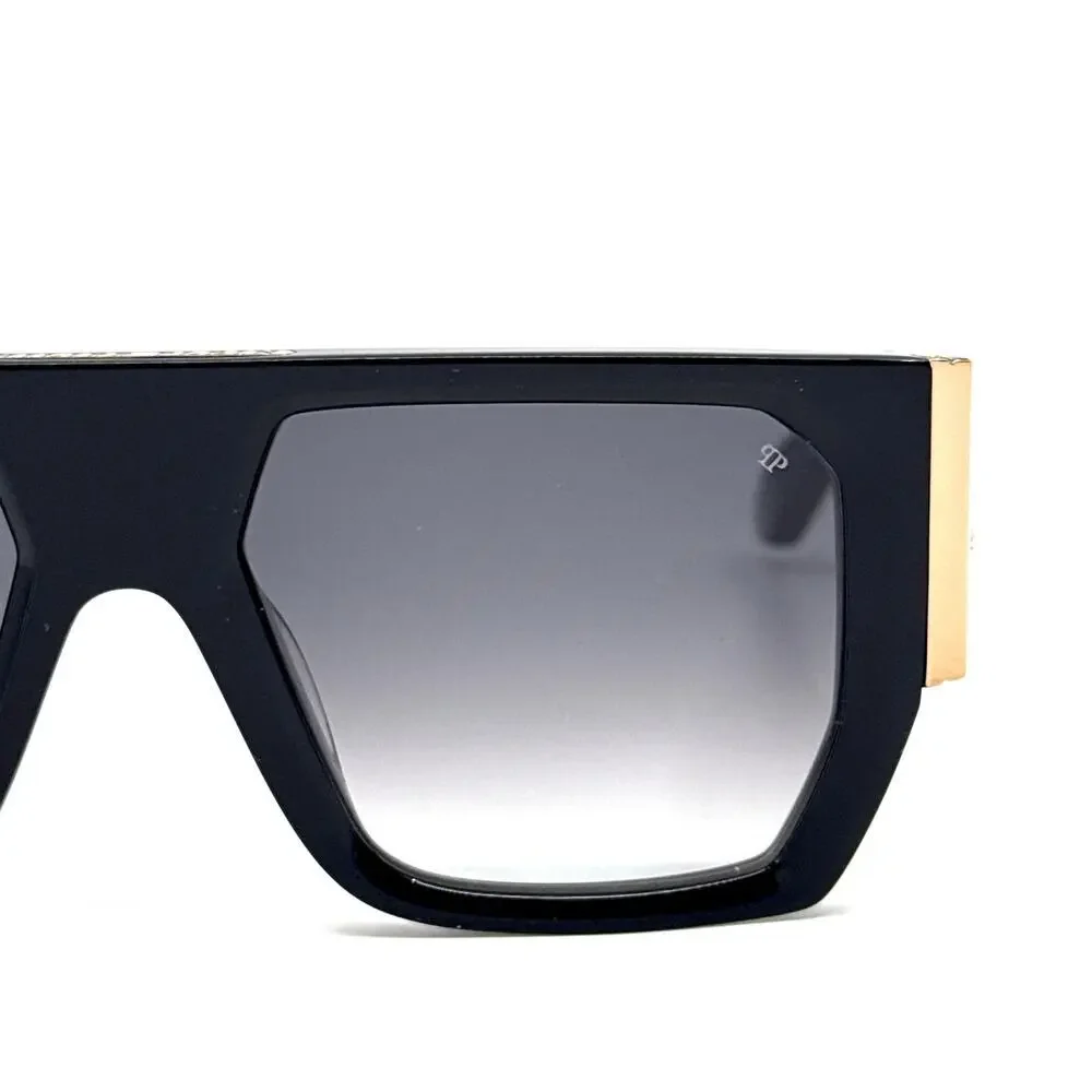 New,PHILIPP PLEIN Sunglasses PLEIN MASTER OVERSIZE SPP094 Col.0700 Authentic